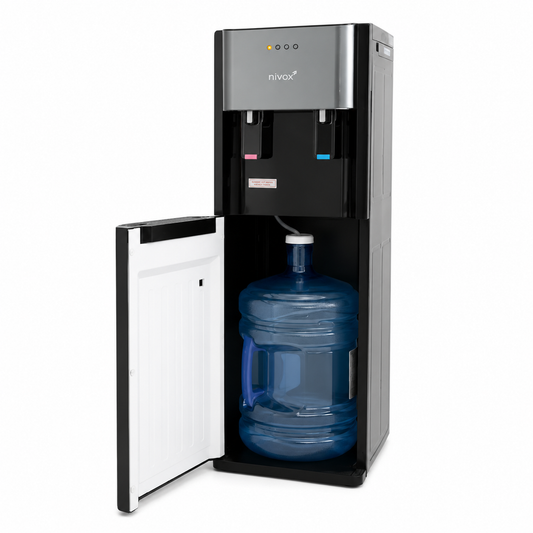 Dispensador De Agua De Bidon Oculto 20 Litros Negro Nivox