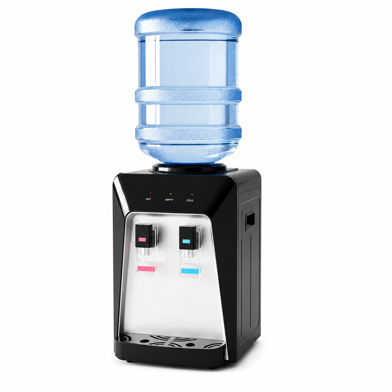 Dispensador Sobremesa negro plata  agua Fría Y Caliente Vawhe