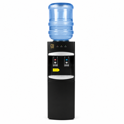 Dispensador de Agua Pedestal Negro Mate grande Ventilador LB-88 93 cm
