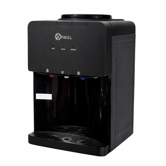 DISPENSADOR SOBREMESA COMPRESOR NEGRO (BLOQUEO DE AGUA CALIENTE)