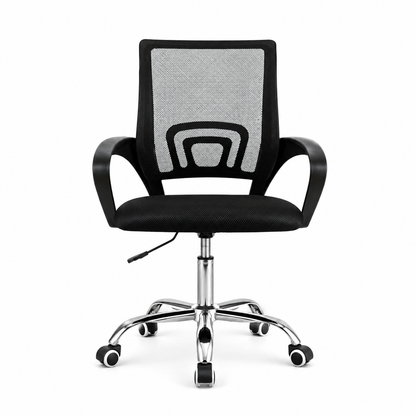 Silla De Oficina Pc Escritorio Mesh  Color negro