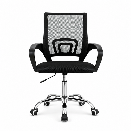 Silla De Oficina Pc Escritorio Mesh  Color negro