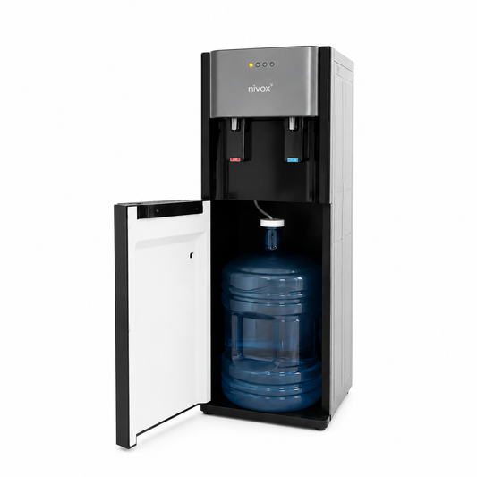 Dispensador De Agua De Bidon Oculto 20 Litros Negro Nivox