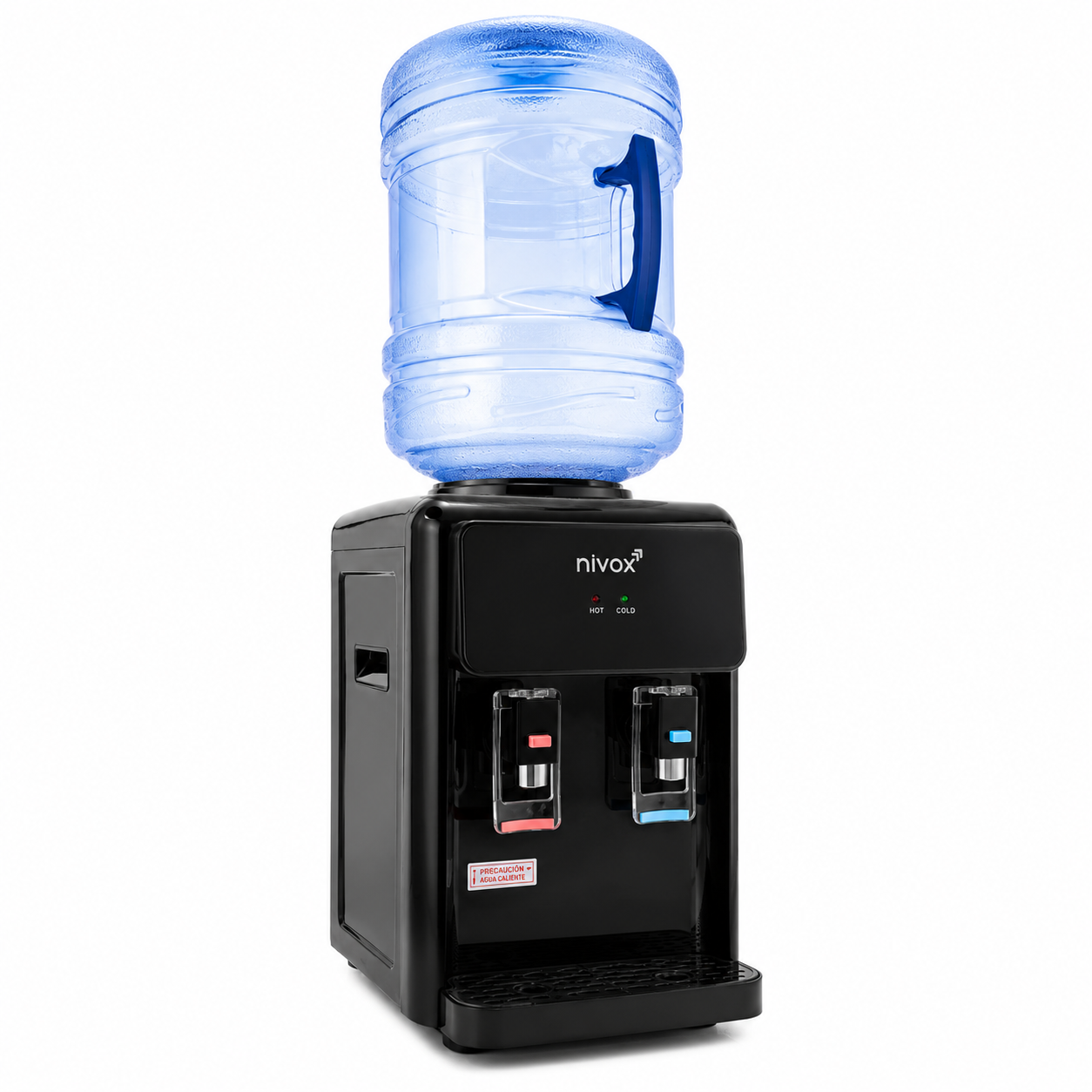 Dispensador de sobremesa para agua fria y caliente negro mate