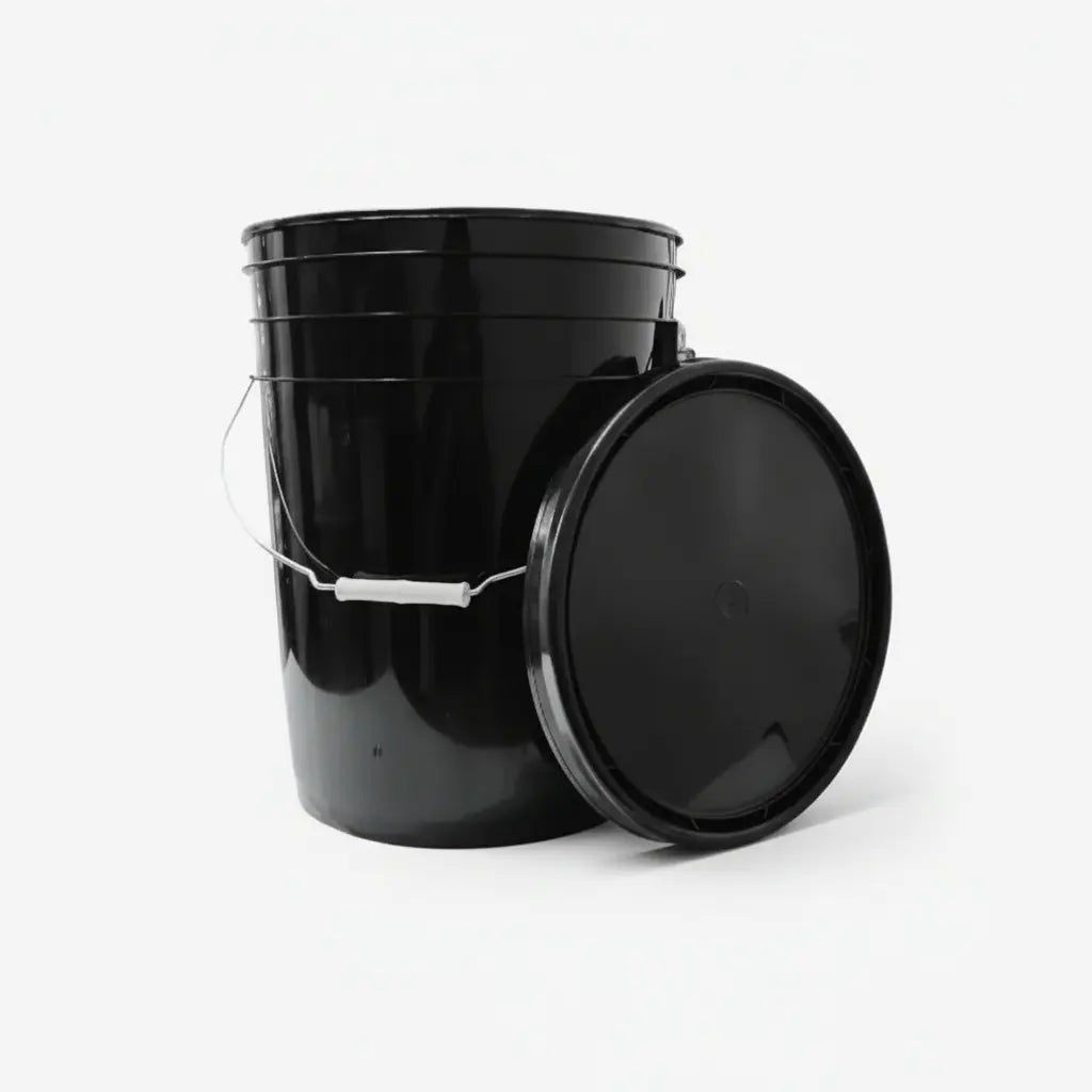 Balde 20 Litros Sin Tapa Negro (pack 10 Und)