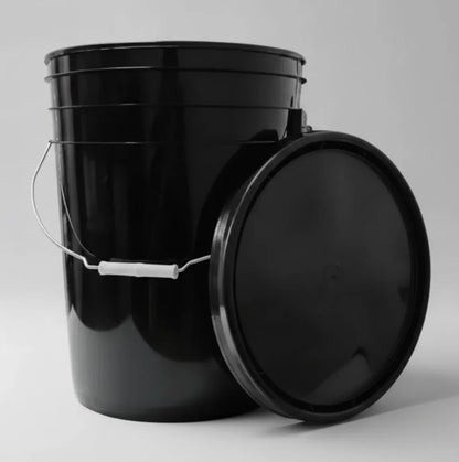 Balde 20 Litros Sin Tapa Negro (pack 10 Und)
