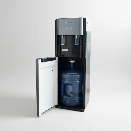 Dispensador De Agua De Bidon Oculto 20 Litros Negro Nivox