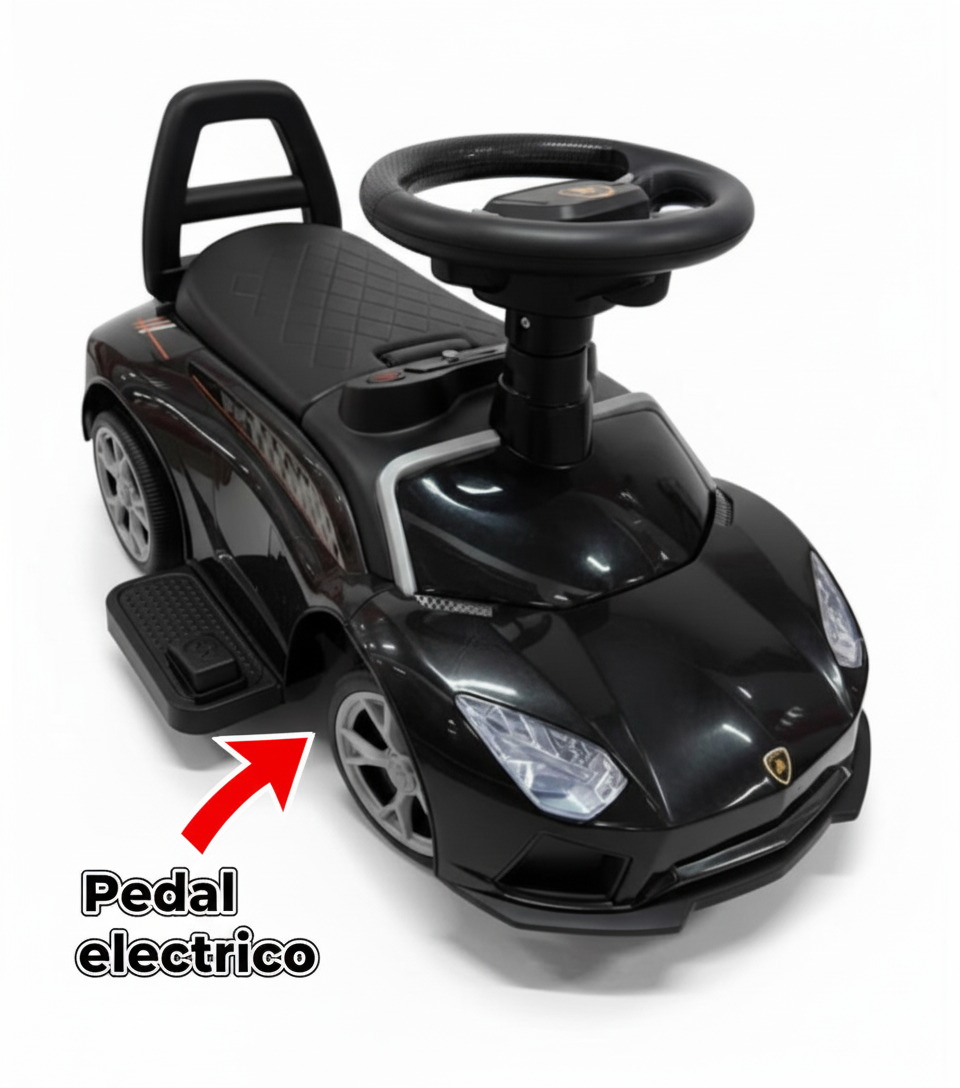 Auto Electrico Para Niños Con Motor Luces Y Sonido Color