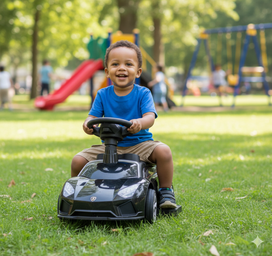 Auto Electrico Para Niños Con Motor Luces Y Sonido Color