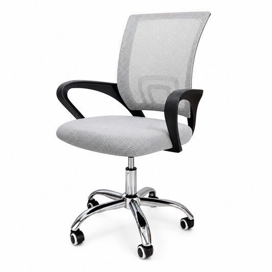Silla De Oficina  Escritorio Mesh  Color Gris/ Negro