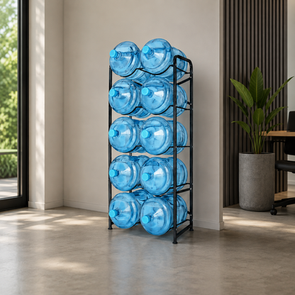 Rack Organizador 10 Botellones de Agua 20 Litros | Metal