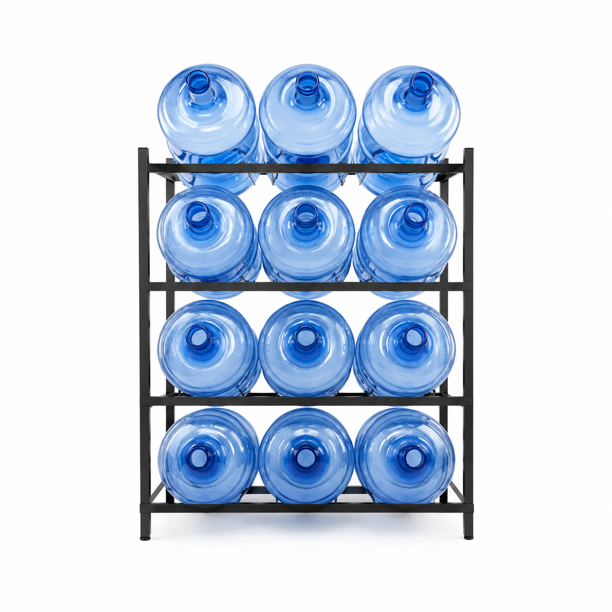 Rack Organizador 12 Botellones de Agua 20 Litros | Metal