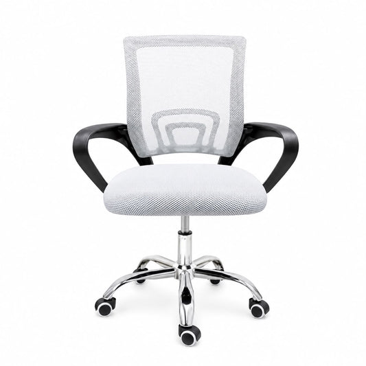 Silla De Oficina Pc Escritorio Mesh  Color Gris