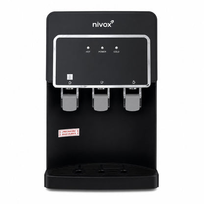 Dispensador sobremesa compresor negro mate premium Nivox