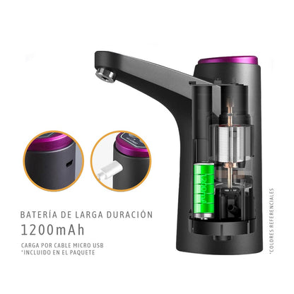 Bomba dispensador de agua USB Premium Mod. NV Black