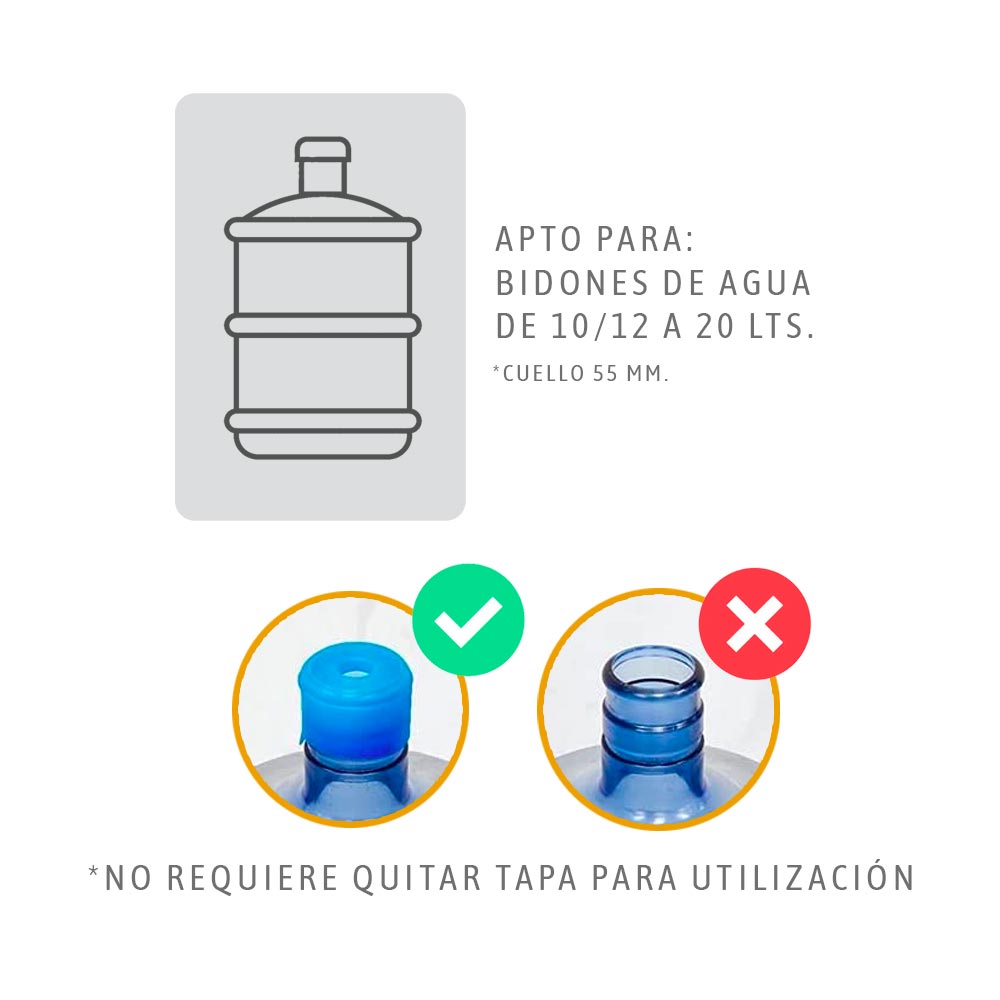 Bomba dispensador de agua USB Premium Mod. NV Black